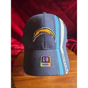 San Diego Chargers NFL Reebok Baseball Hat Flex Fitted S /M Brand New Bolt Logo